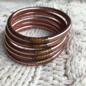 Budha girl Authentic All Weather Bangles Rose Gold Small 7 inner circumference🌸
